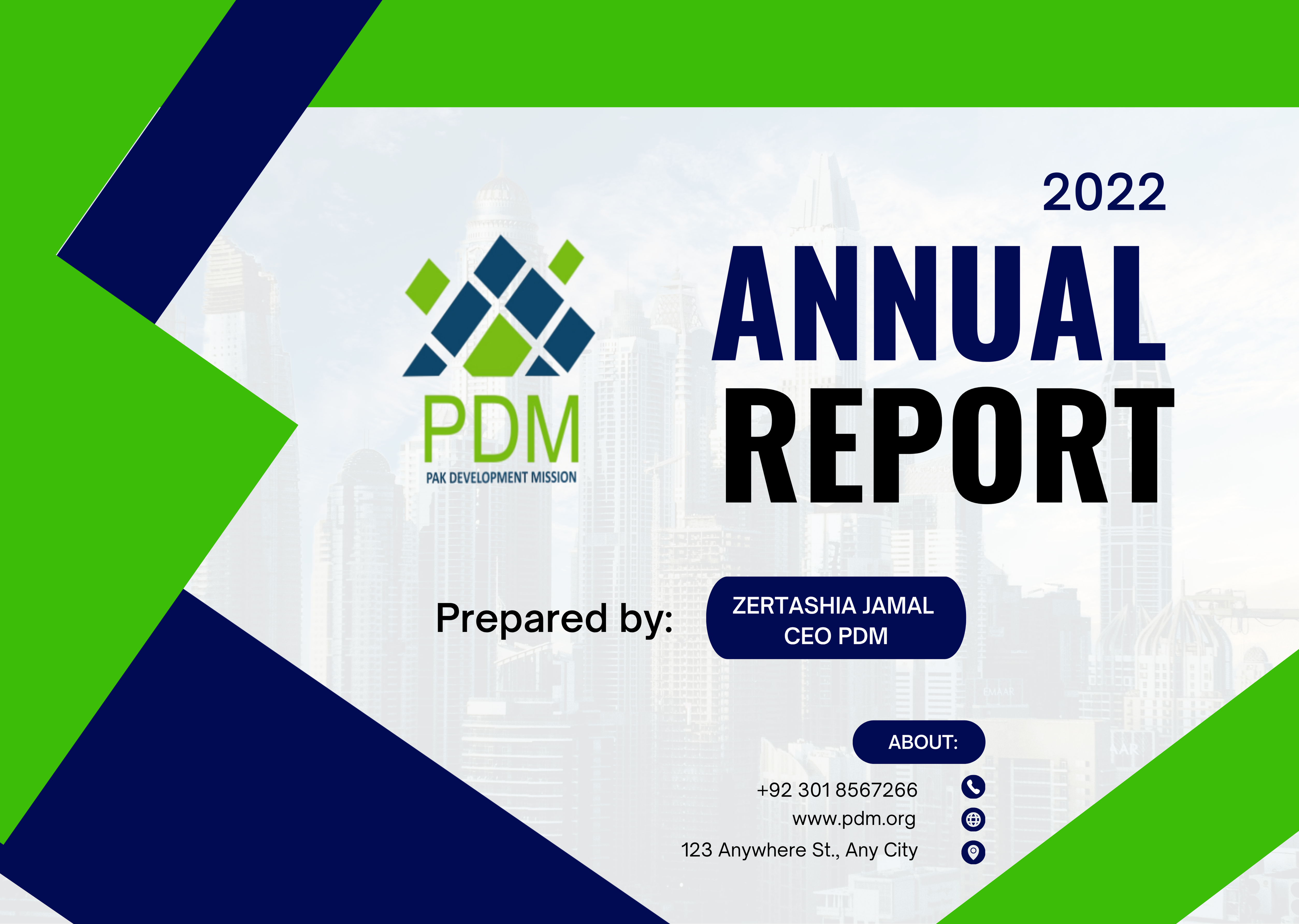 PDM Annual Report 2022 Cover